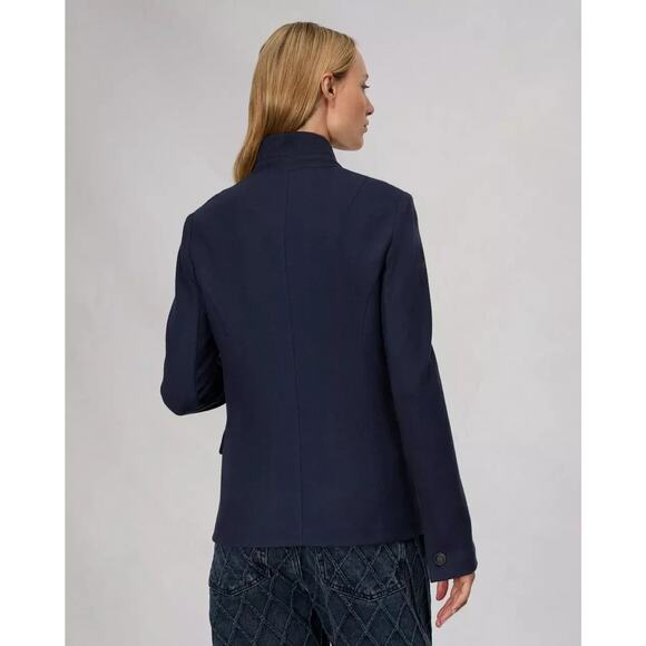 NWT Rag & Bone Slade Japanese Wool Blazer Size 2 Navy #3C501 - Picture 3 of 14
